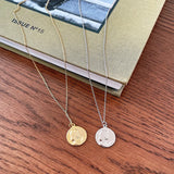925 Silver Coin Pendant Necklace Bohemian Clavicle Jewelry