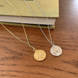 925 Silver Coin Pendant Necklace Bohemian Clavicle Jewelry