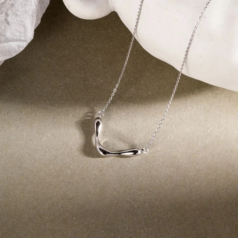 925 Silver Retro Chain Neckl...