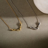 925 Silver Retro Chain Neckl...