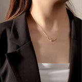 925 Silver Retro Chain Neckl...