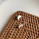 925 Silver Shell Moon Earrings Women Summer Party Jewelry