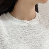 925 Silver Coin Bead Chain Necklace for Women
