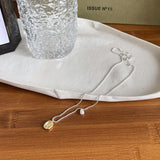 925 Silver Clavicle Chain Necklace Pendant for Women