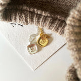 925 Silver Letter S Clavicle Chain Pendant Necklace
