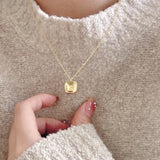 925 Silver Letter S Clavicle Chain Pendant Necklace
