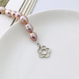 925 Silver Beaded Bracelet Baroque Pearl Jewelry Gift
