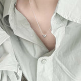 925 Silver Heart Necklace Pendant Personalized Jewelry