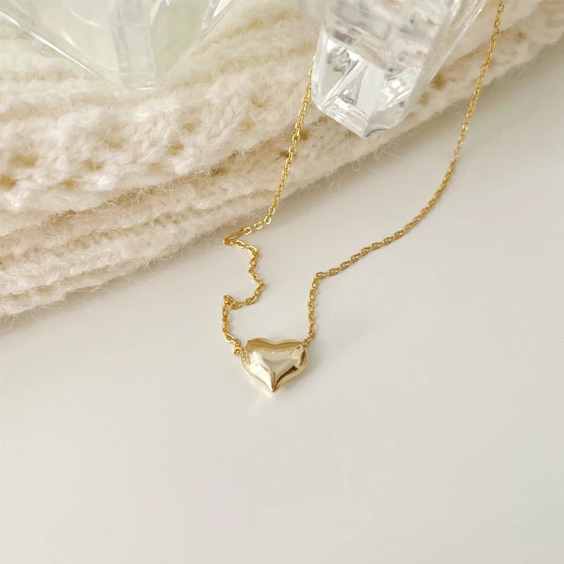 925 Silver Heart Necklace Pendant Personalized Jewelry