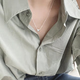 925 Silver Heart Necklace Pendant Personalized Jewelry