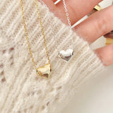925 Silver Heart Necklace Pendant Personalized Jewelry
