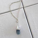 925 Silver Opal Clavicle Chain Necklace for Women