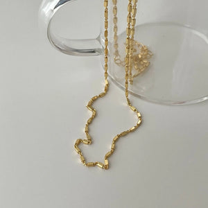 925 Sterling Silver Small Cube Chain Necklace for Women