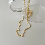 925 Sterling Silver Small Cube Chain Necklace for Women