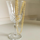 925 Silver Sparkling Heart Necklace Clavicle Chain Jewelry Women
