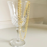 925 Silver Sparkling Heart Necklace Clavicle Chain Jewelry Women
