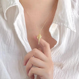 925 Silver Vintage Conch Necklace Pendant Beach Shell Jewelry