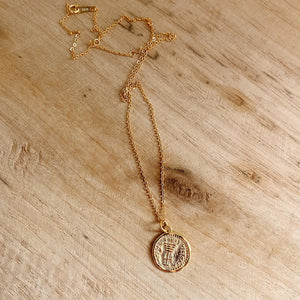 925 Sterling Silver Vintage Prince and King Necklace Pendant