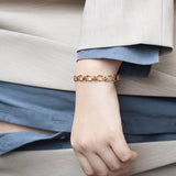 Minimalist Chain Couple Bracelets Punk Relationship Bracelet Bangle