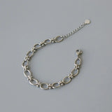 Minimalist Chain Couple Bracelets Punk Relationship Bracelet Bangle