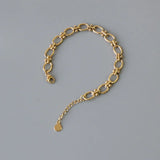 Minimalist Chain Couple Bracelets Punk Relationship Bracelet Bangle