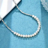Beaded Pearl Choker Necklace for a Touch of Elegance