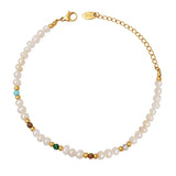 Boho Freshwater Pearl Stone Beaded Bracelet Jewelry