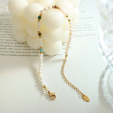 Boho Freshwater Pearl Stone Beaded Bracelet Jewelry