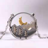 Multilayer Landscape Mountains Forest Deer Element Cl...
