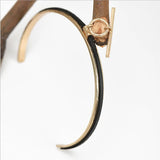 Punk Alloy Circle Bar Pendant Collar Choker