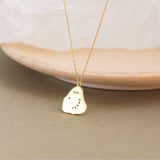 S925 Sterling Silver CZ Zircon Moon Necklace Pendant for Women