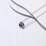 S925 Sterling Silver Love Clavicle Chain Necklace Pendant