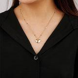 S925 Sterling Silver LOVE YOU Necklace Pendant Jewelry