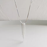 S925 Sterling Silver Tassel Clavicle Chain Necklace Jewelry