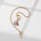 S925 Sterling Silver Zircon Bracelet Charm Jewelry