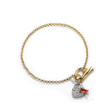 S925 Sterling Silver Zircon Bracelet Charm Jewelry