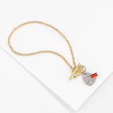S925 Sterling Silver Zircon Bracelet Charm Jewelry