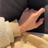 925 Sterling Silver Heart Bracelet Wrap Jewelry