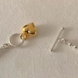 925 Sterling Silver Heart Bracelet Wrap Jewelry