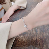 S925 Silver Smile Bracelet Lucky Wrap Jewelry