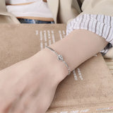 S925 Silver Smile Bracelet Lucky Wrap Jewelry