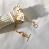 S925 Sterling Silver Light OT Bracelet Bangles Hollow Chain Bracelet