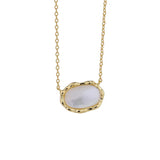 S925 Sterling Silver Shell Necklace Light Stacked Clavicle Chain Jewelry