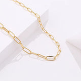 S925 Sterling Silver Shell Necklace Light Stacked Clavicle Chain Jewelry