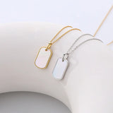 S925 Sterling Silver Light Shell Clavicle Chain Necklace Pendant