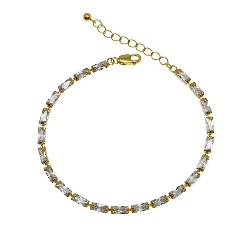 S925 Silver 3mm Zircon Bracelet