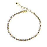 S925 Silver 3mm Zircon Bracelet