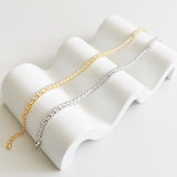 S925 Silver 3mm Zircon Bracelet