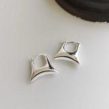 S925 Minimalist Irregular Drop Earrings, Ethnic Style Jewelry