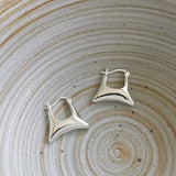 S925 Minimalist Irregular Drop Earrings, Ethnic Style Jewelry